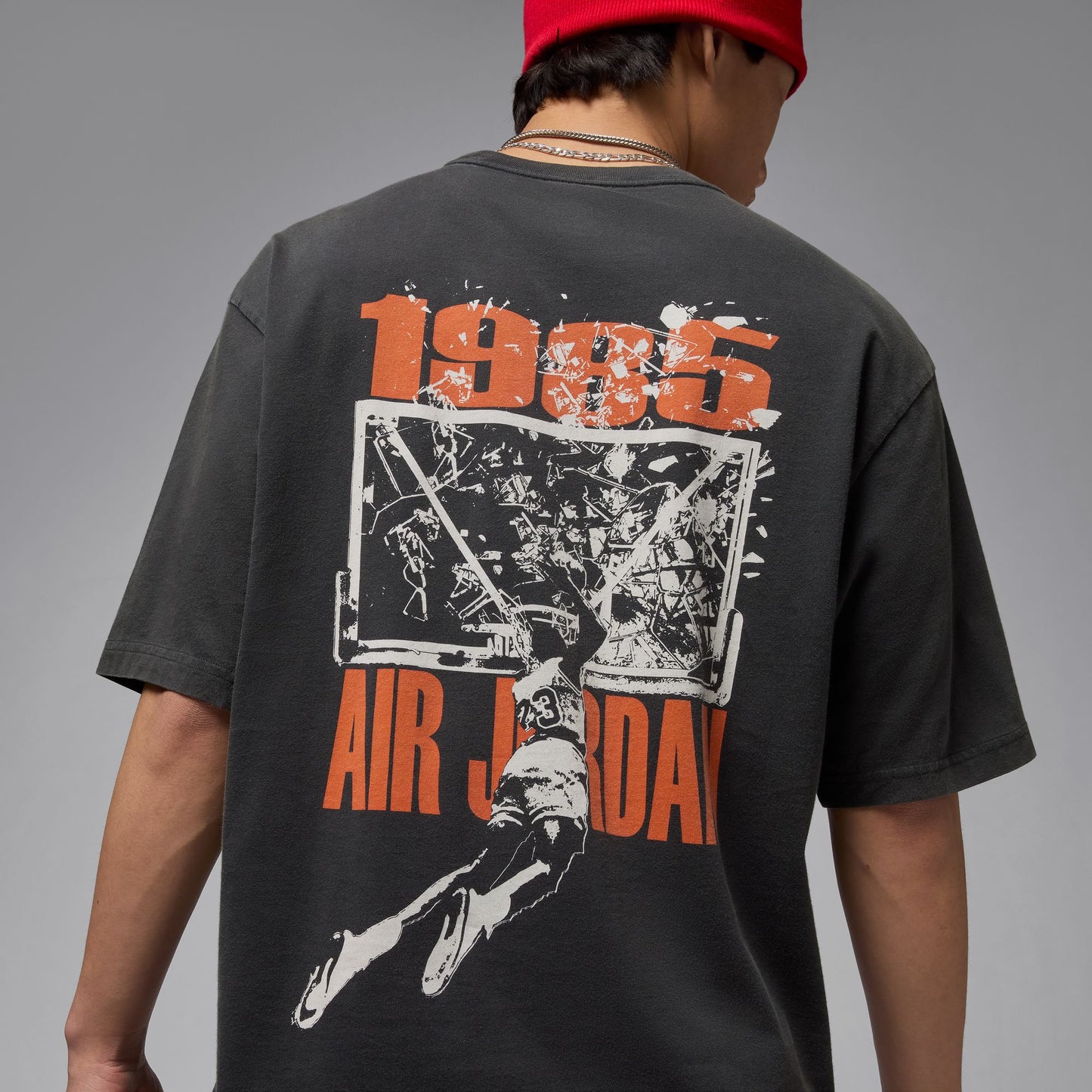 JORDAN BROOKLYN OVERSIZED T-SHIRT OFF-NOIR/ SAIL IB3297-045