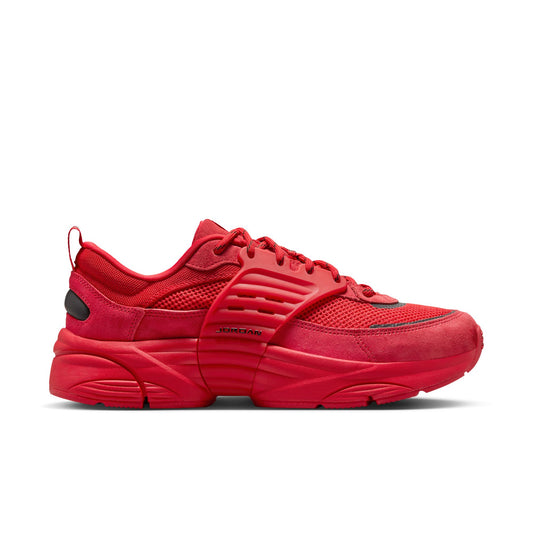 Red sneaker on a white background