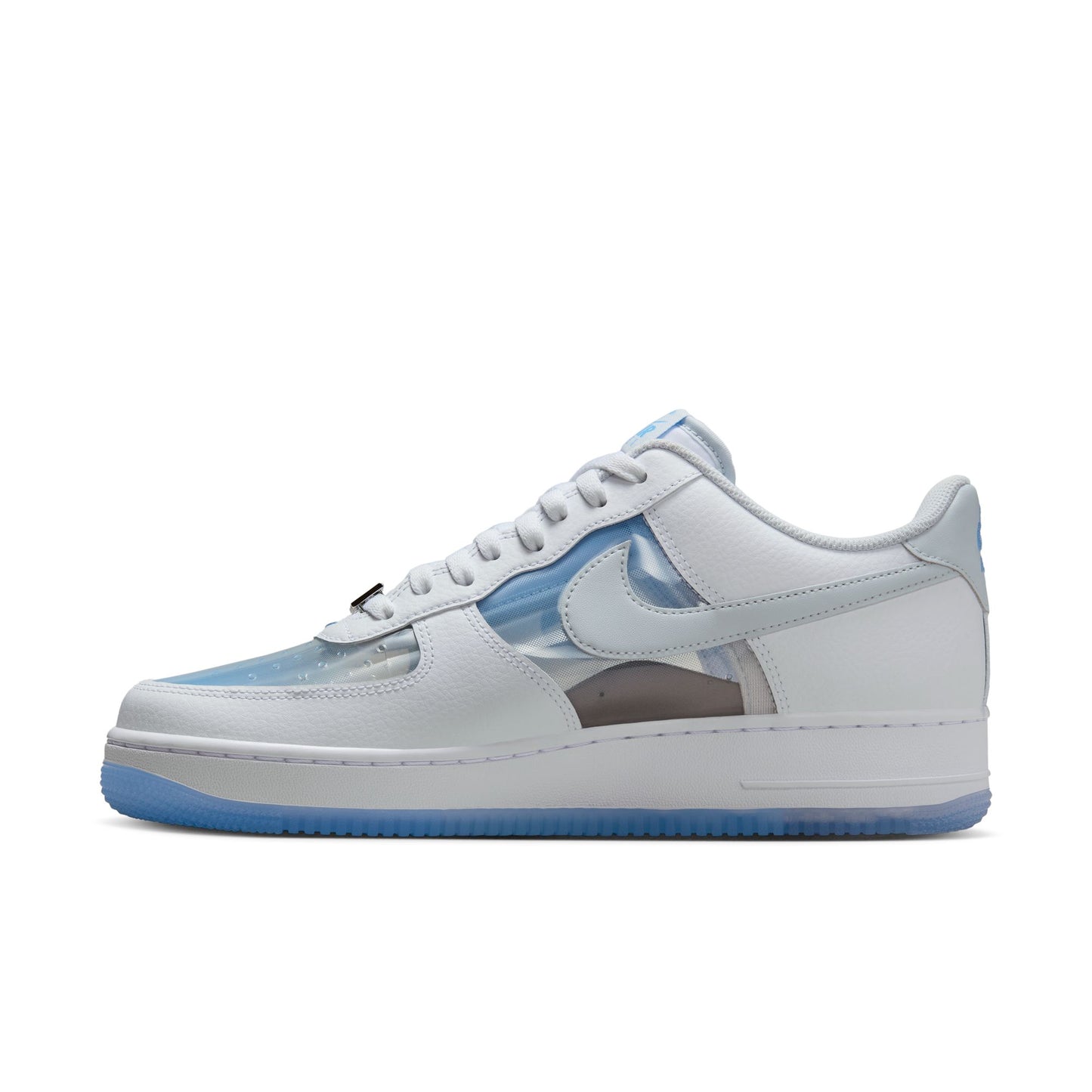 Nike Air Force 1 Retro Men's Shoes Color: White/pure Platinum-university Blue IB5724-100