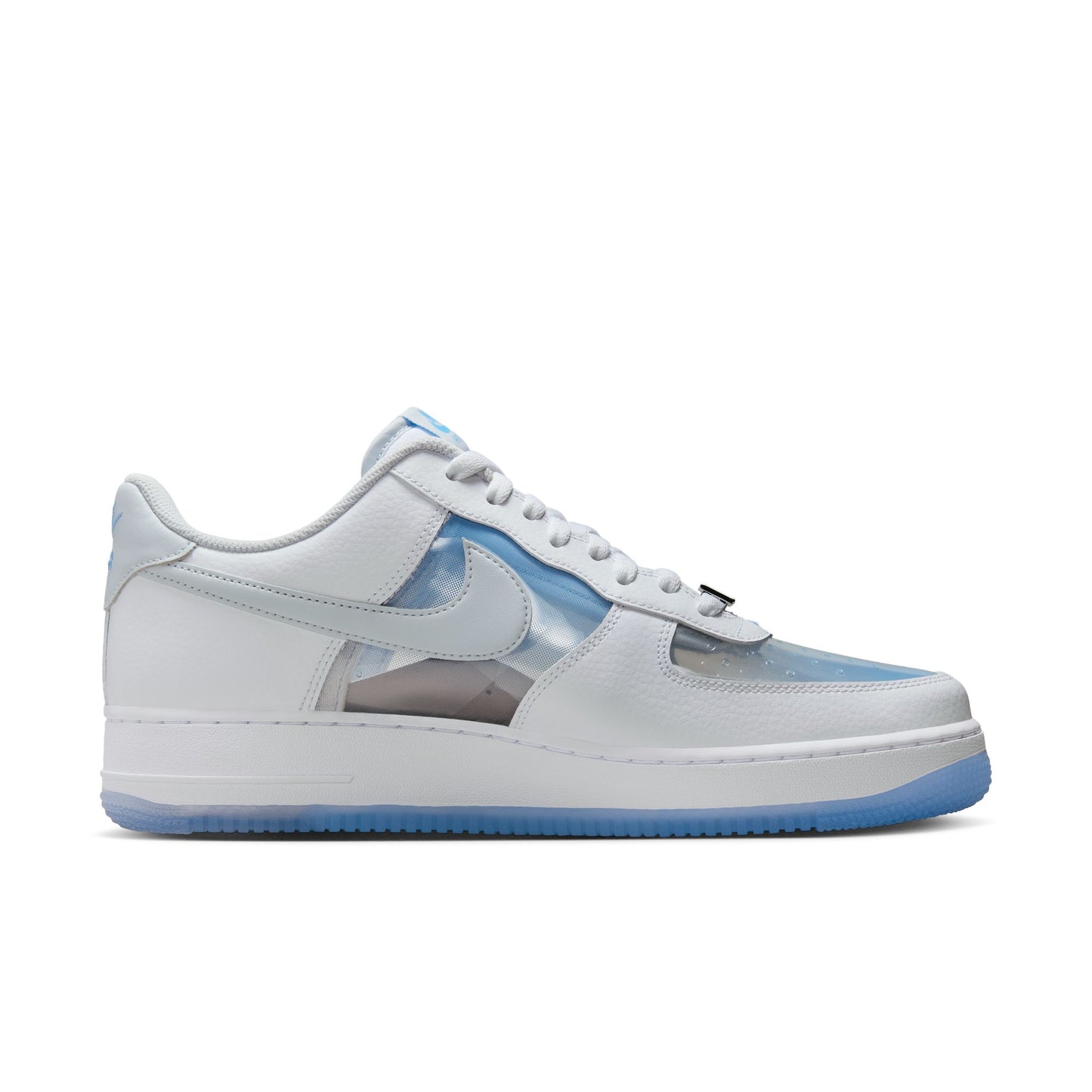 Nike Air Force 1 Retro Men's Shoes Color: White/pure Platinum-university Blue IB5724-100