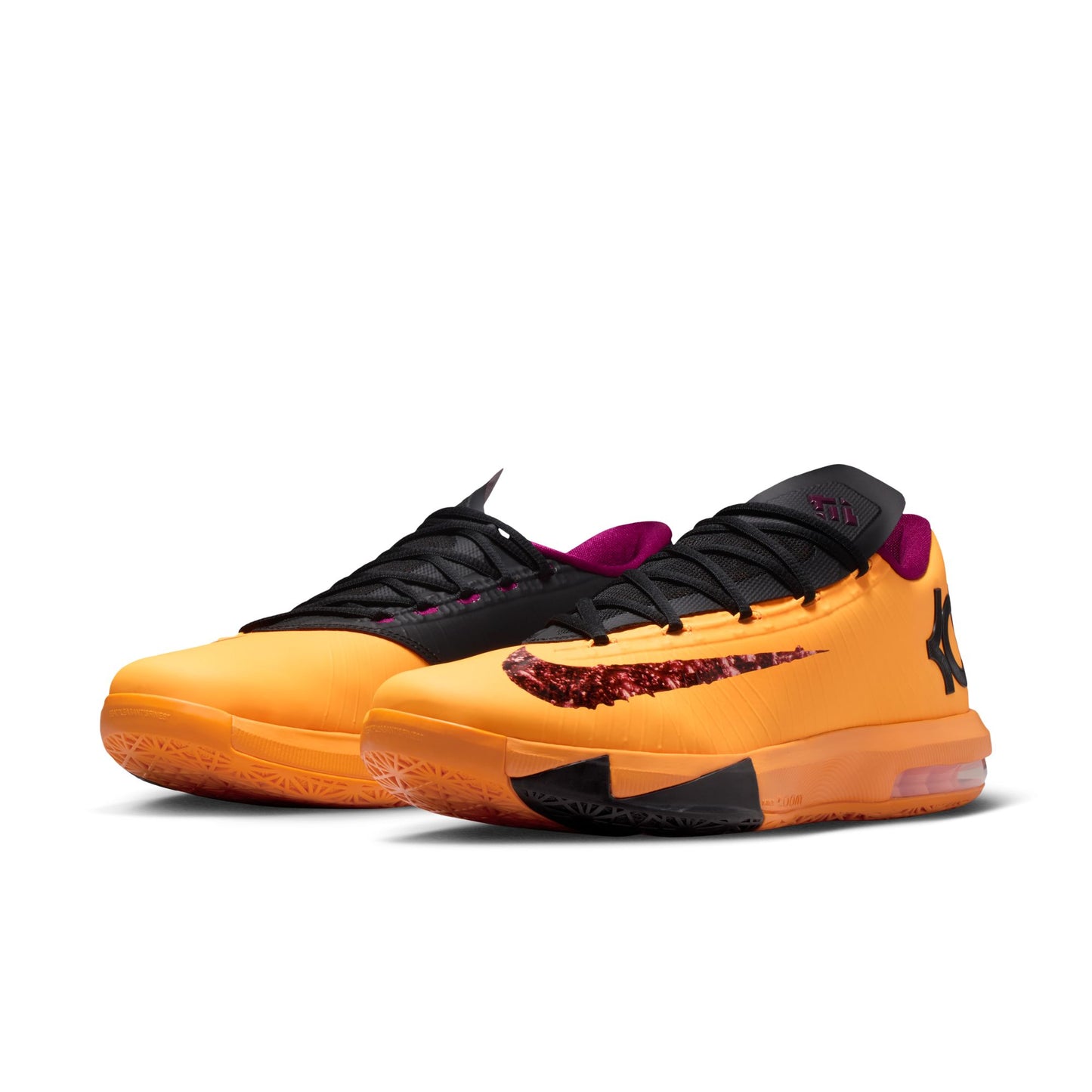 Nike Zoom KD 6 Men's Shoes Color: Laser Orange/raspberry Red-black Style: IB6903-800