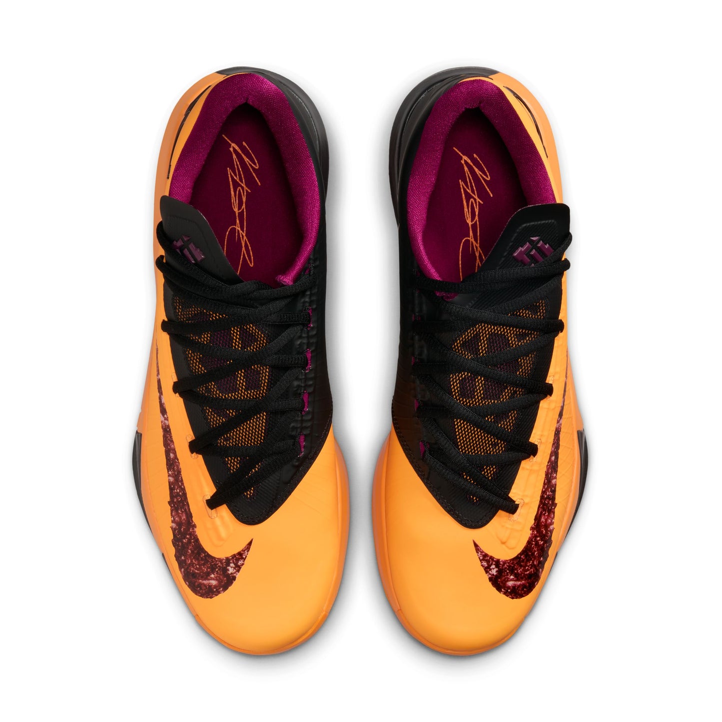 Nike Zoom KD 6 Men's Shoes Color: Laser Orange/raspberry Red-black Style: IB6903-800