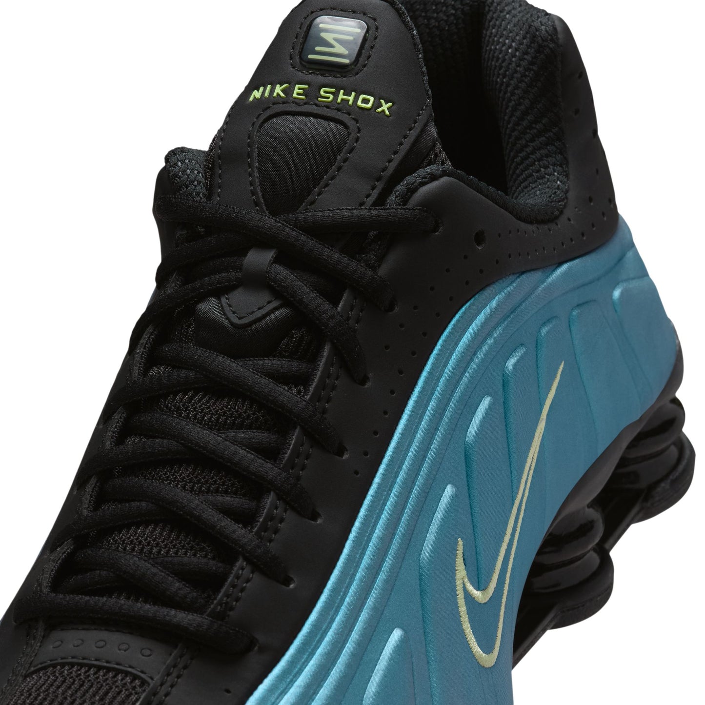Nike Shox R4 Men's Shoes Color: Sapphire/lt Liquid Lime-pencil Point Style: IF4849-500