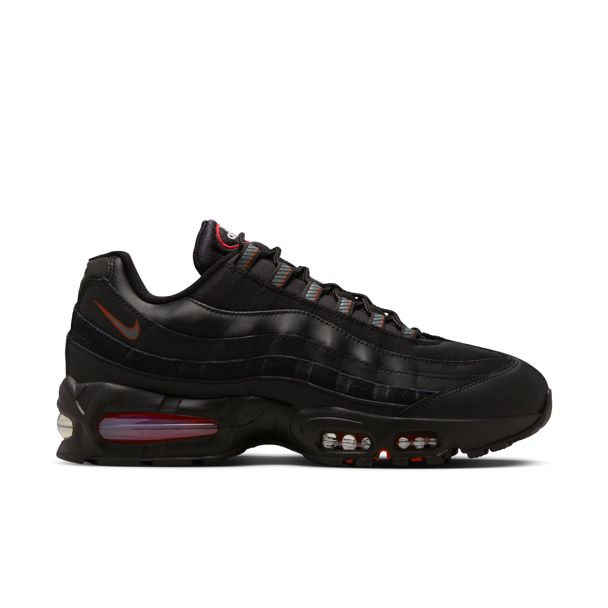 Nike Air Max 95 Big Bubble Black/smoke Grey-university Red-white