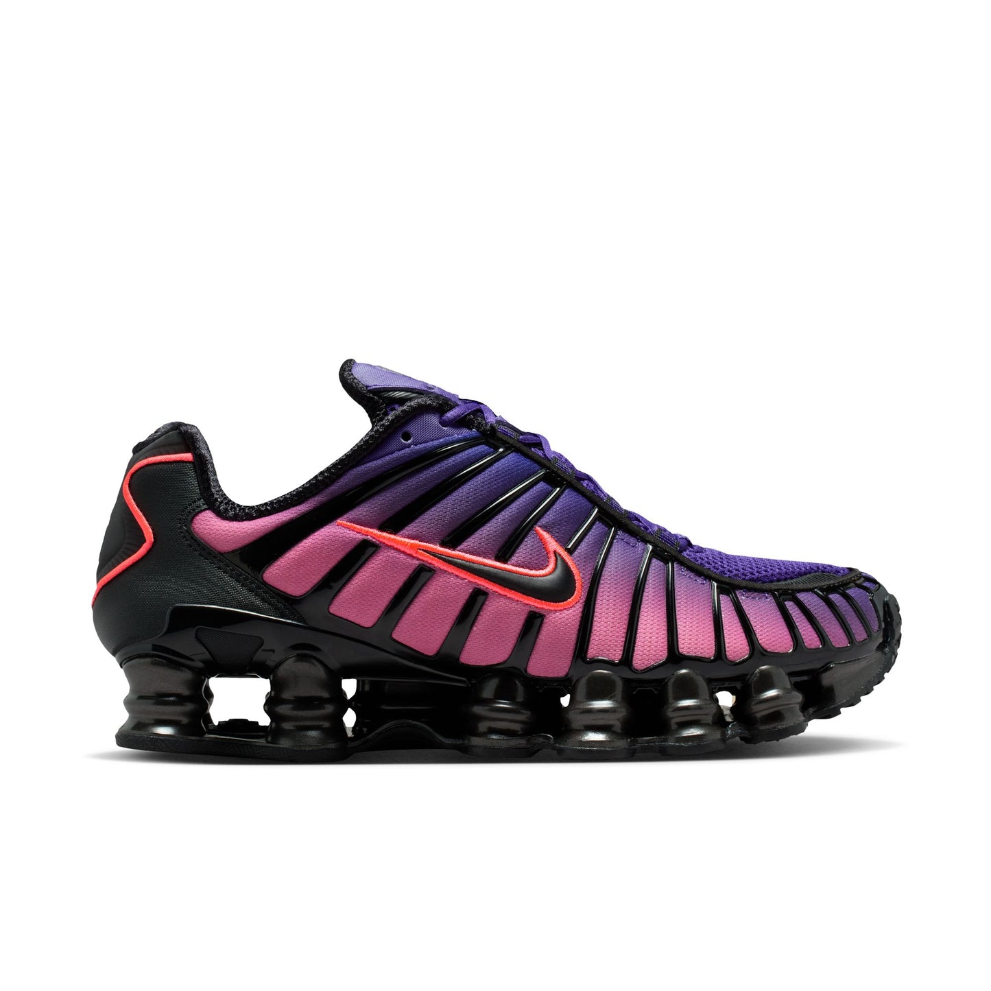 Nike Shox TL Fade Women's Shoes Color: Court Purple/hot Lava-metallic Black Style: IH1336-500