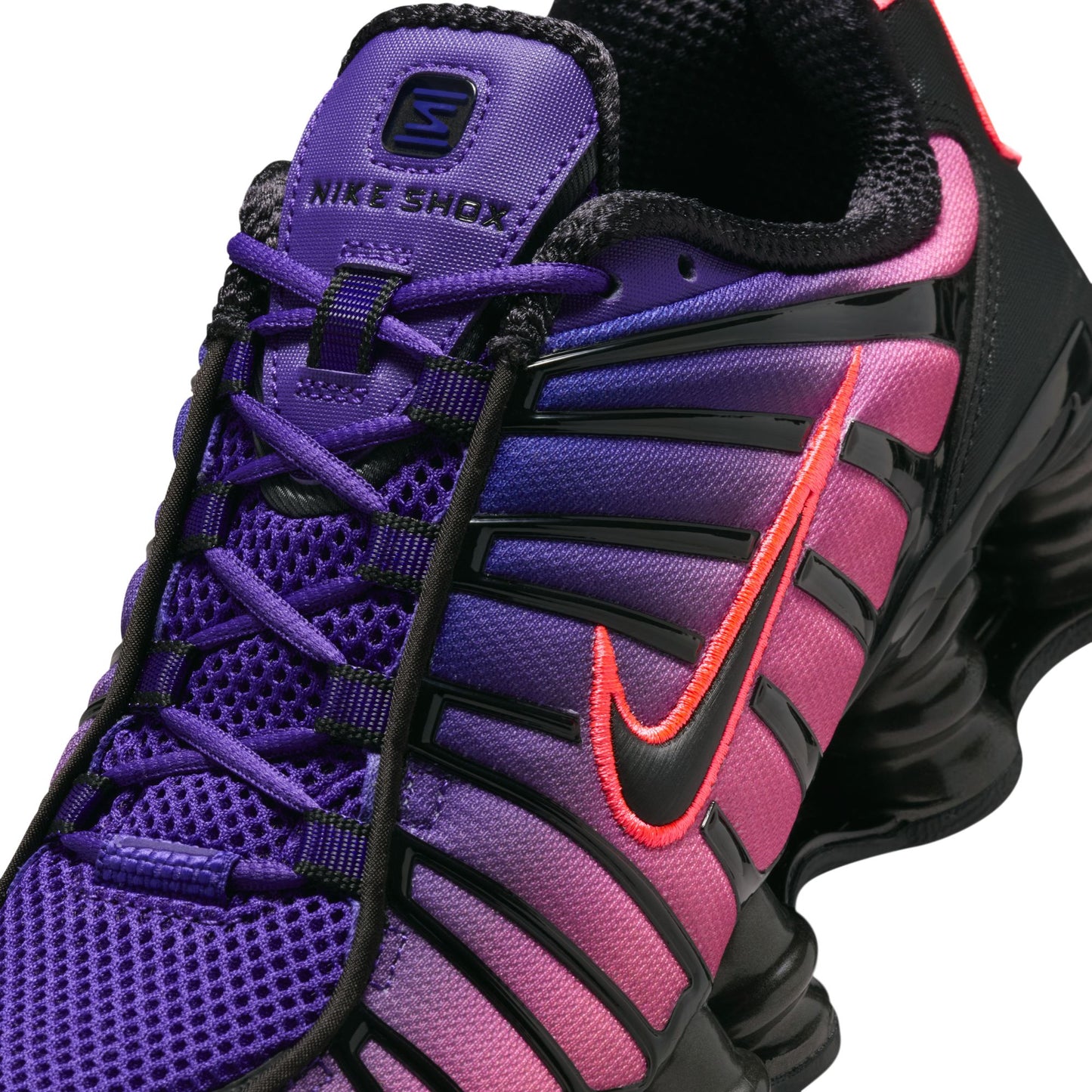 Nike Shox TL Fade Women's Shoes Color: Court Purple/hot Lava-metallic Black Style: IH1336-500