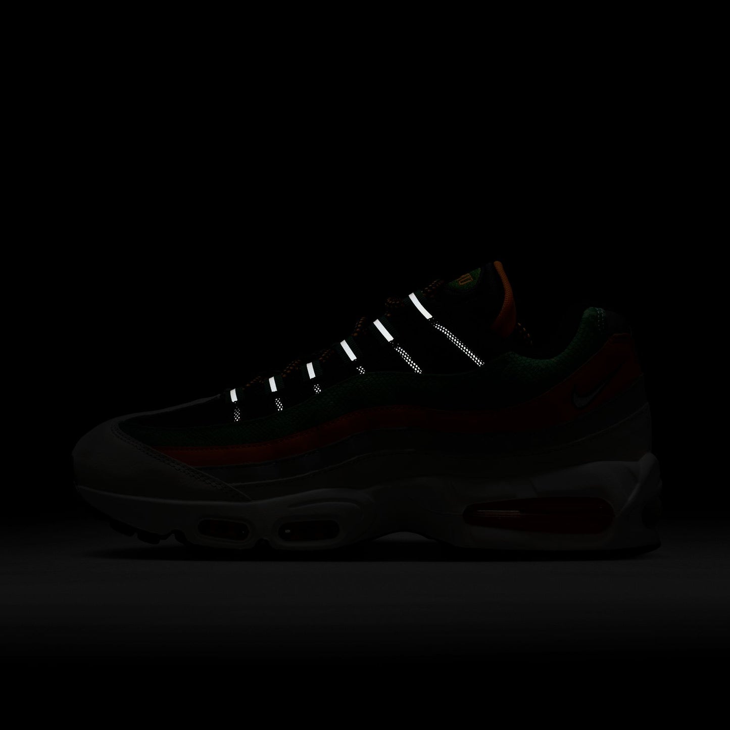 Air Max 95 Big Bubble x FAMU Men's Shoes Black/white-orange Horizon II7272-001