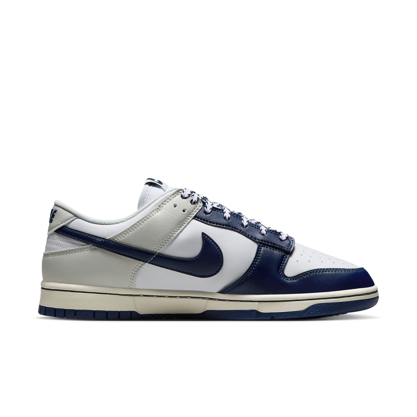 Nike Dunk Low Retro Men's Shoes Color: White/midnight Navy-photon Dust IM2222-101