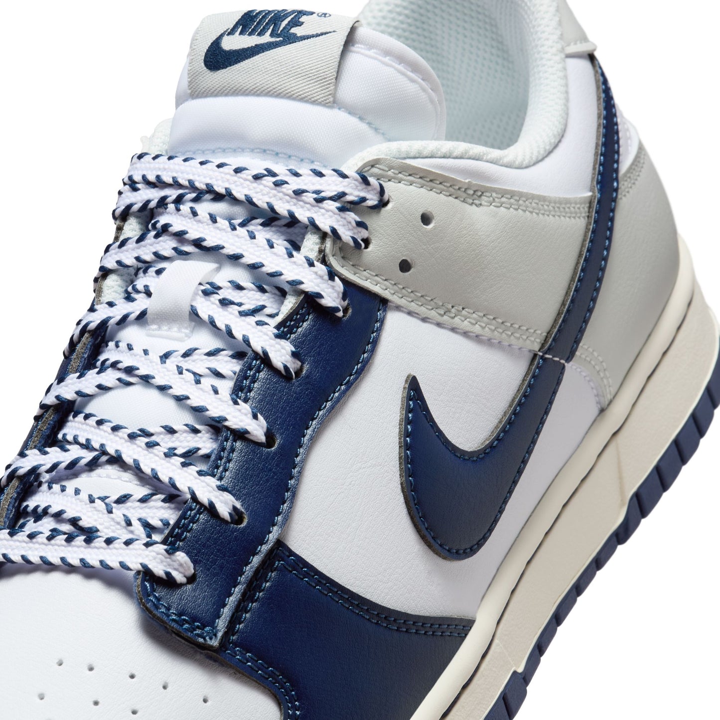 Nike Dunk Low Retro Men's Shoes Color: White/midnight Navy-photon Dust IM2222-101
