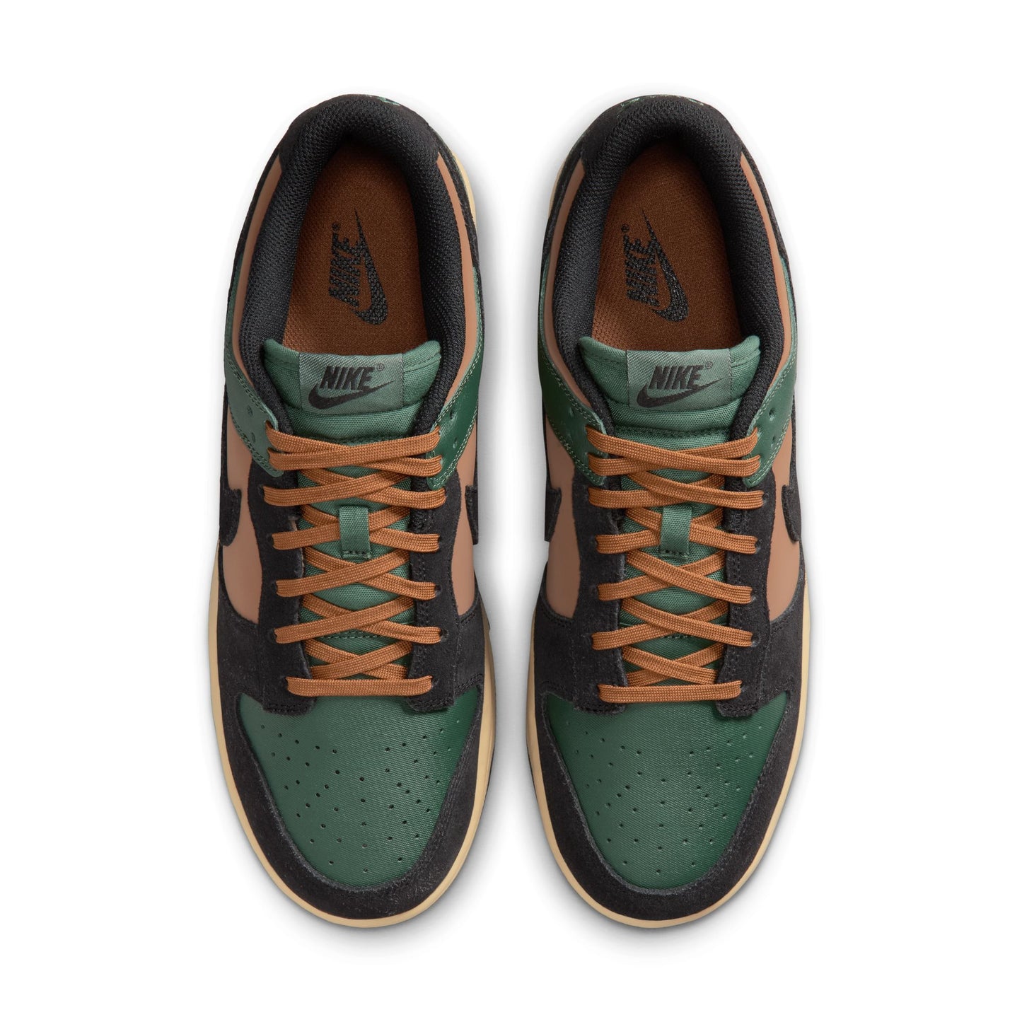 Nike Dunk Low Retro Mens Shoes Color: Fir/Black/Lt British Tan/Sesame Style: IM4414-300