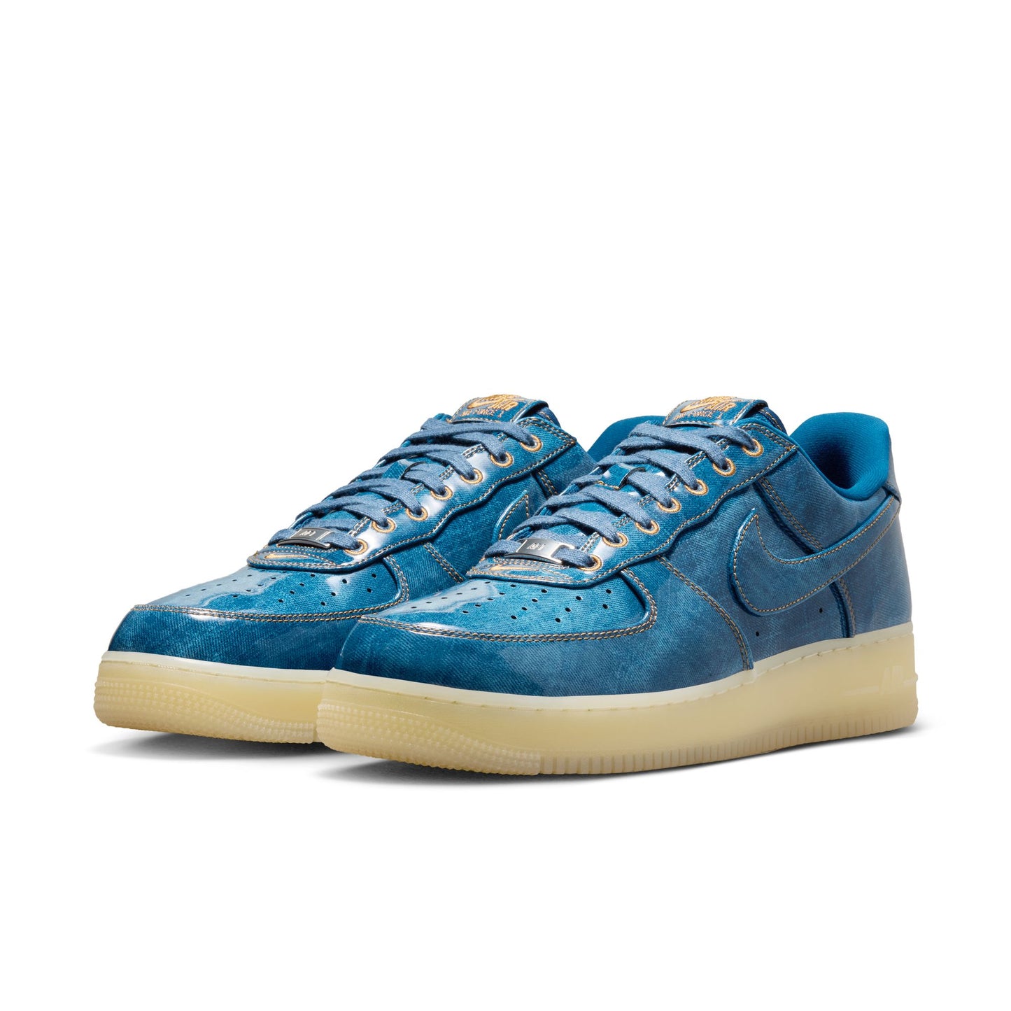 Nike Air Force 1 Retro Color: Coastal Blue/Coastal Blue-Natural-Flax Style: IM5757-400