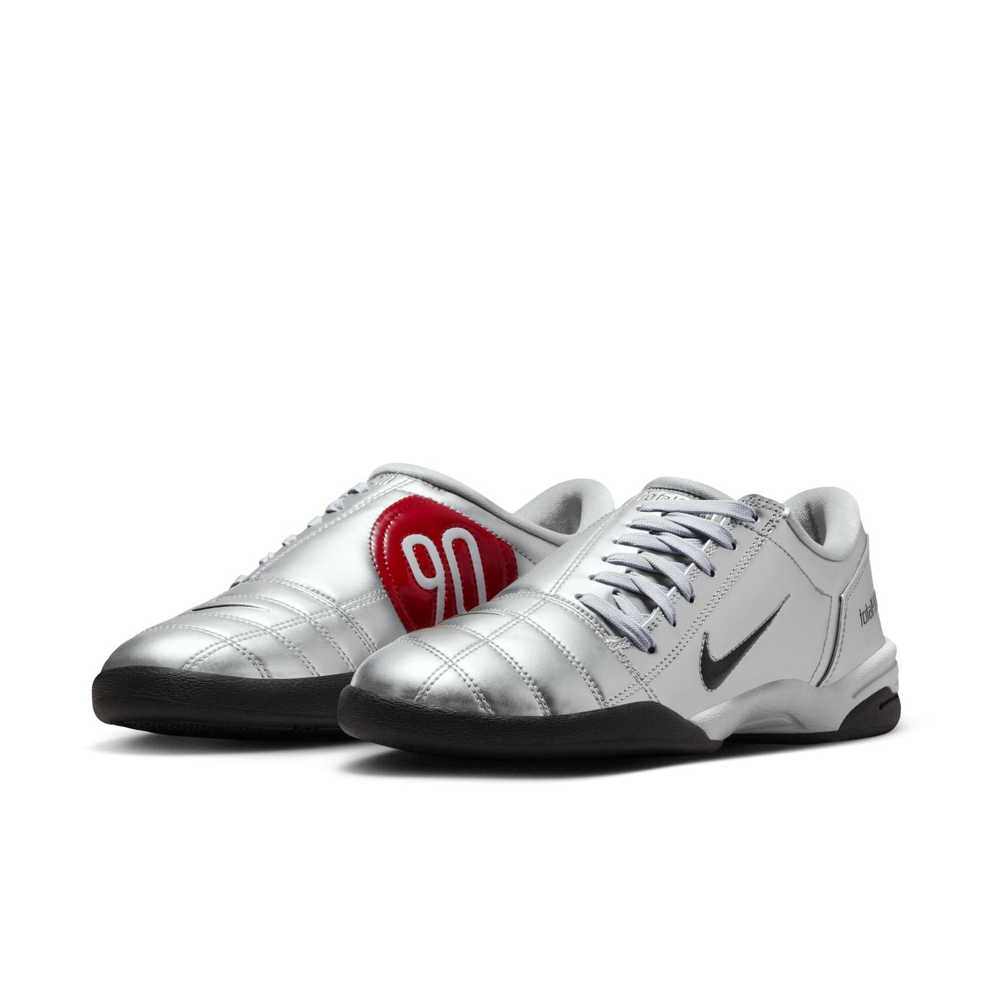 Nike Total 90 Women's Shoes Color: Metallic Silver/black-university Red Style: IM7595-001