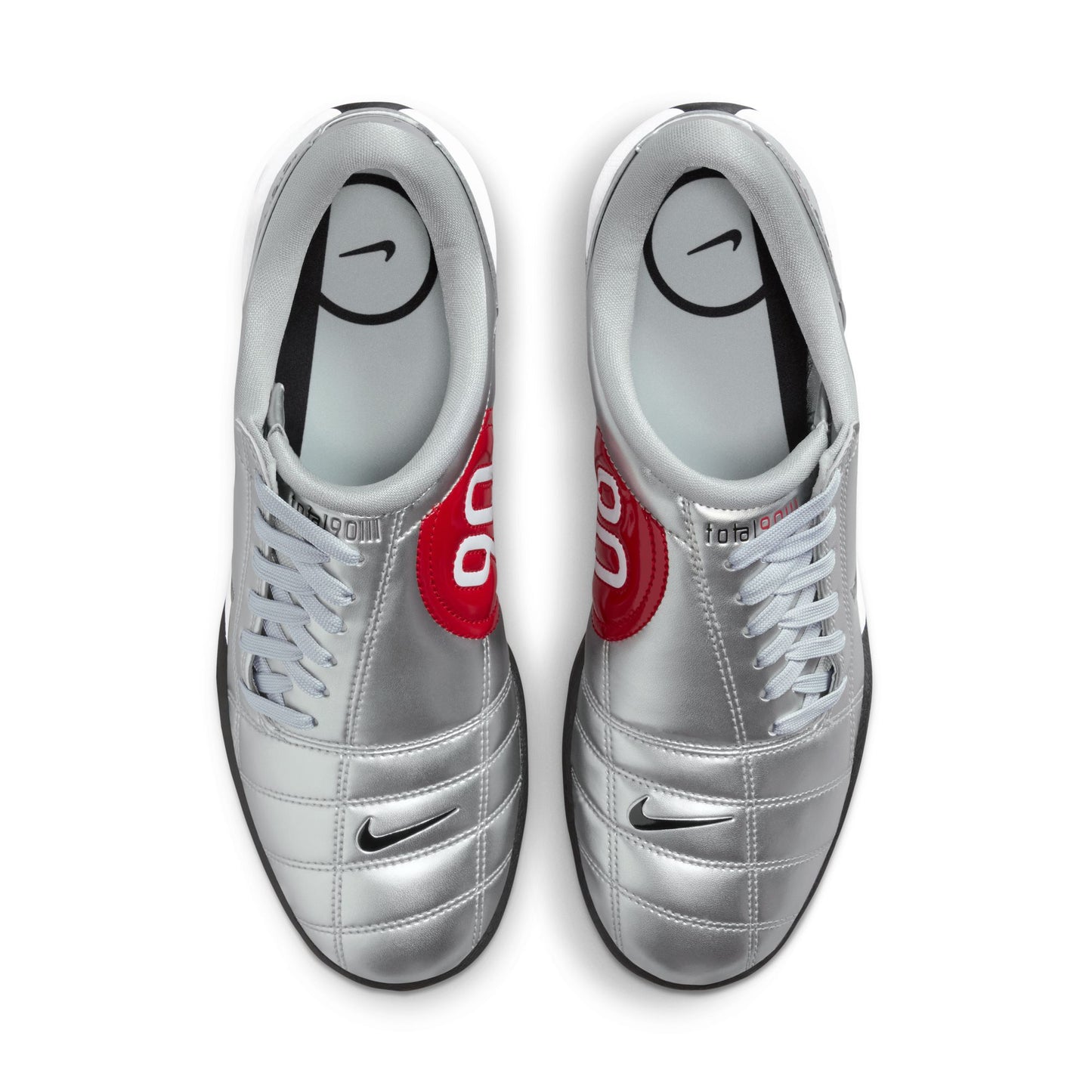 Nike Total 90 Women's Shoes Color: Metallic Silver/black-university Red Style: IM7595-001