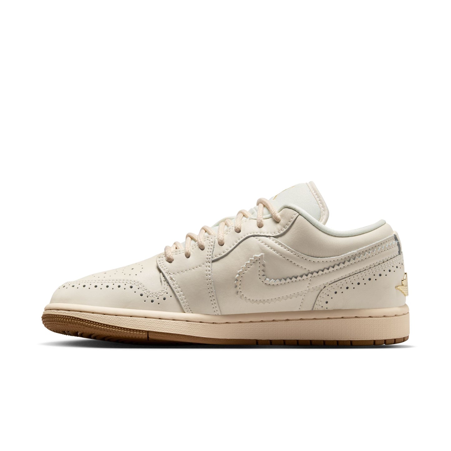 Air Jordan 1 Low SE Womens Shoes Color: Chalk/Chalk/Metallic Gold/Pearl White Style: IO0759-100
