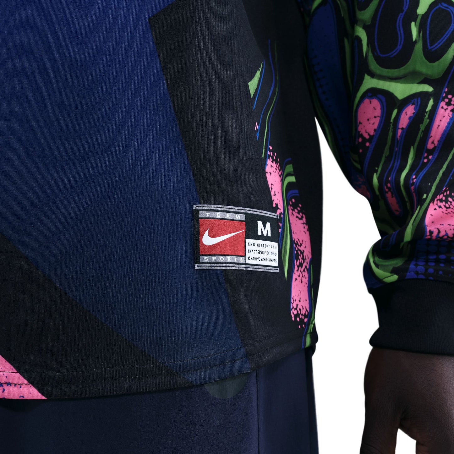 NIKE NIGERIA GOALKEEPER JERSEY BLACK/HYPER PINK/WHITE  IO0782-010