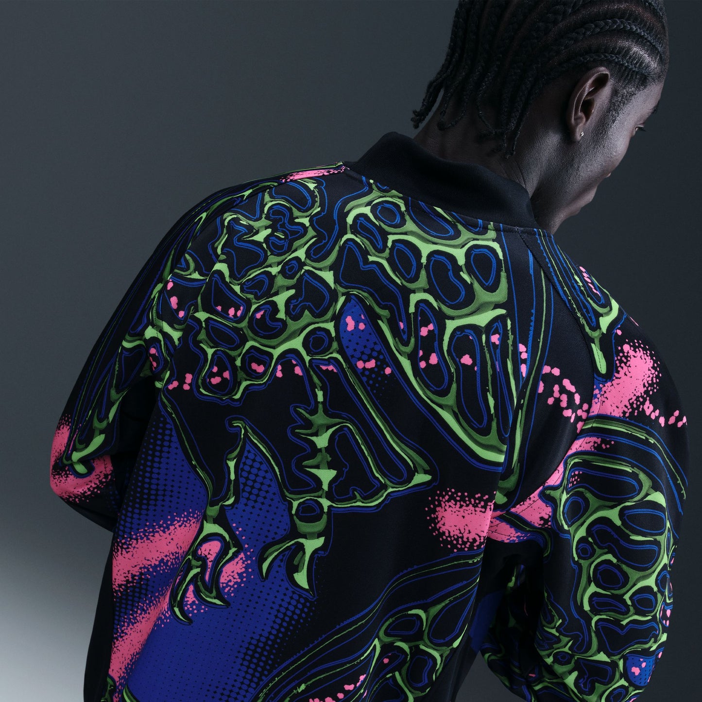 NIKE NIGERIA GOALKEEPER JERSEY BLACK/HYPER PINK/WHITE  IO0782-010