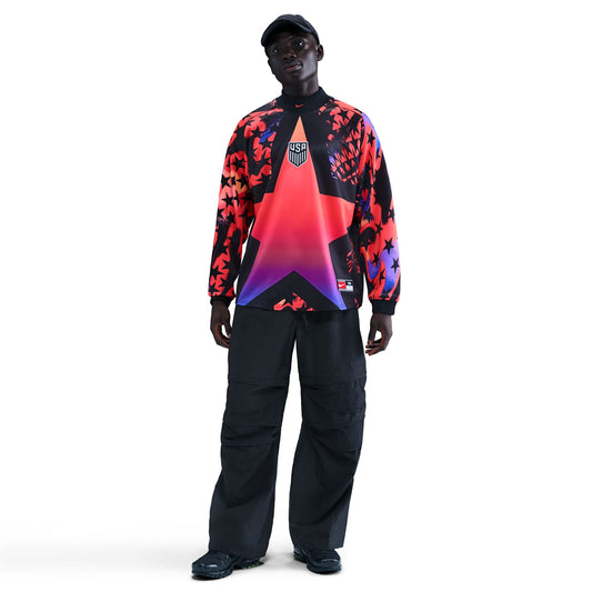 NIKE USA GOALKEEPER JERSEY BLACK/BRIGHT CRIMSON/BRIGHT CRIMSON IO0786-010