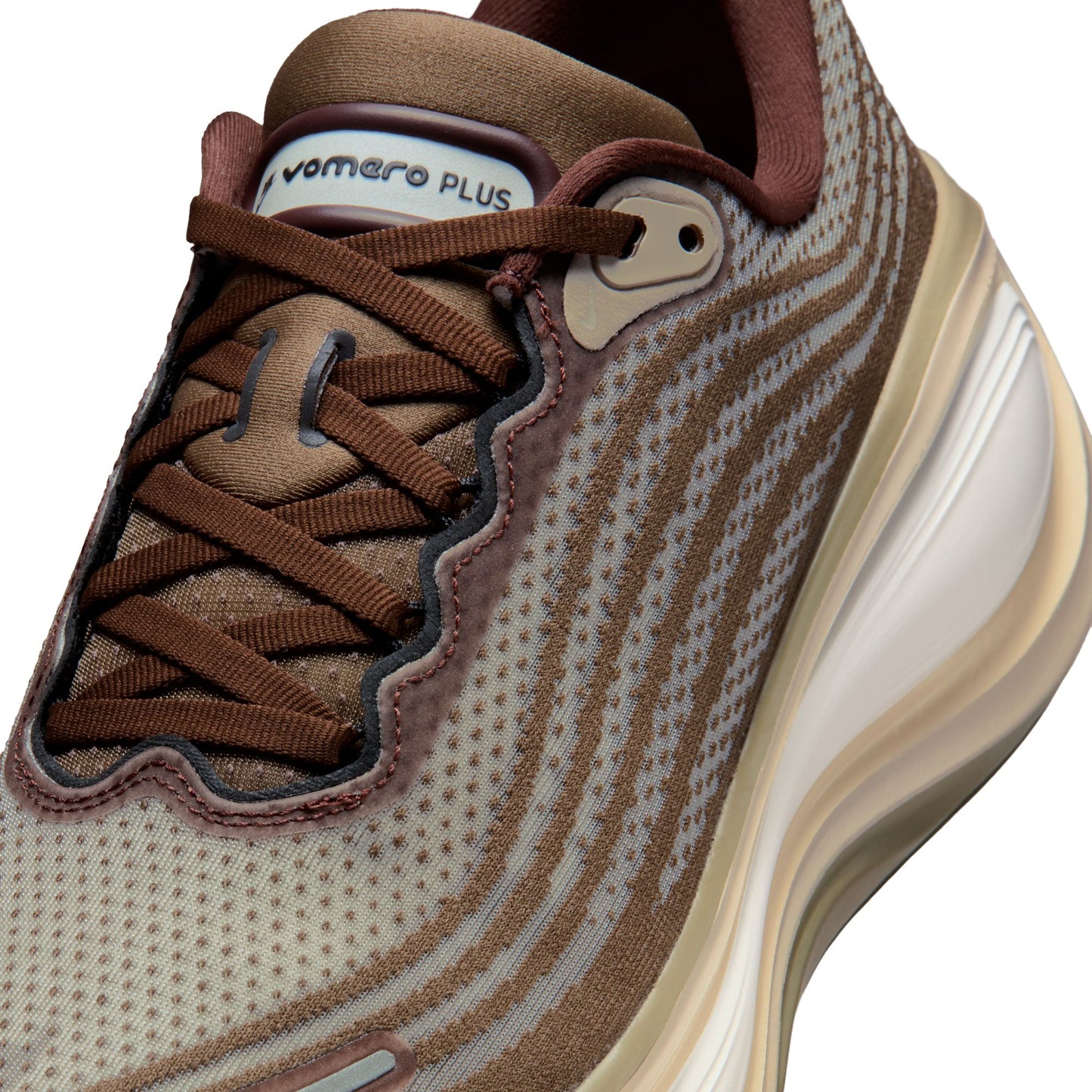 Nike Vomero Plus Men's Road Running Shoes Color: Off Noir/pecan-phantom-natural IO4482-001