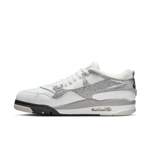 Air Jordan 4 RM Men's Shoes Color: Summit White/fire Red-black-matte Silver IO7434-121