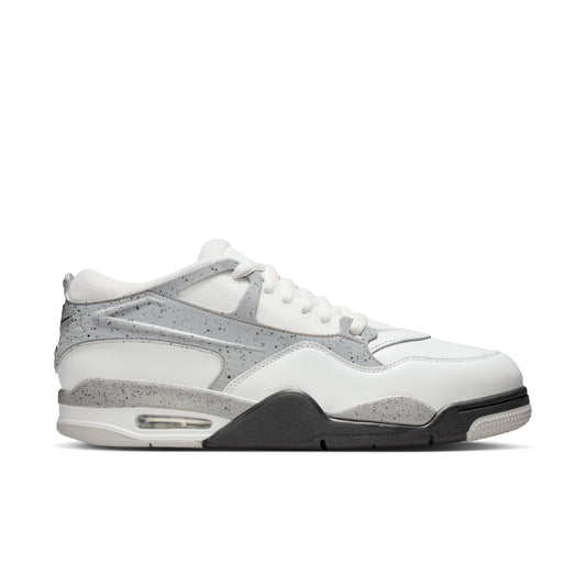 Air Jordan 4 RM Men's Shoes Color: Summit White/fire Red-black-matte Silver IO7434-121