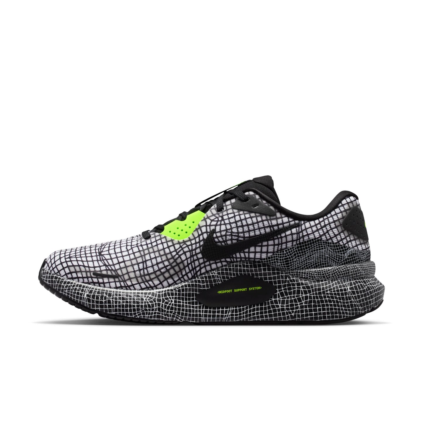 Nike Structure 26 Men's Road Running Shoes Color: White/black-volt-dk Smoke Grey Style: IQ0606-100