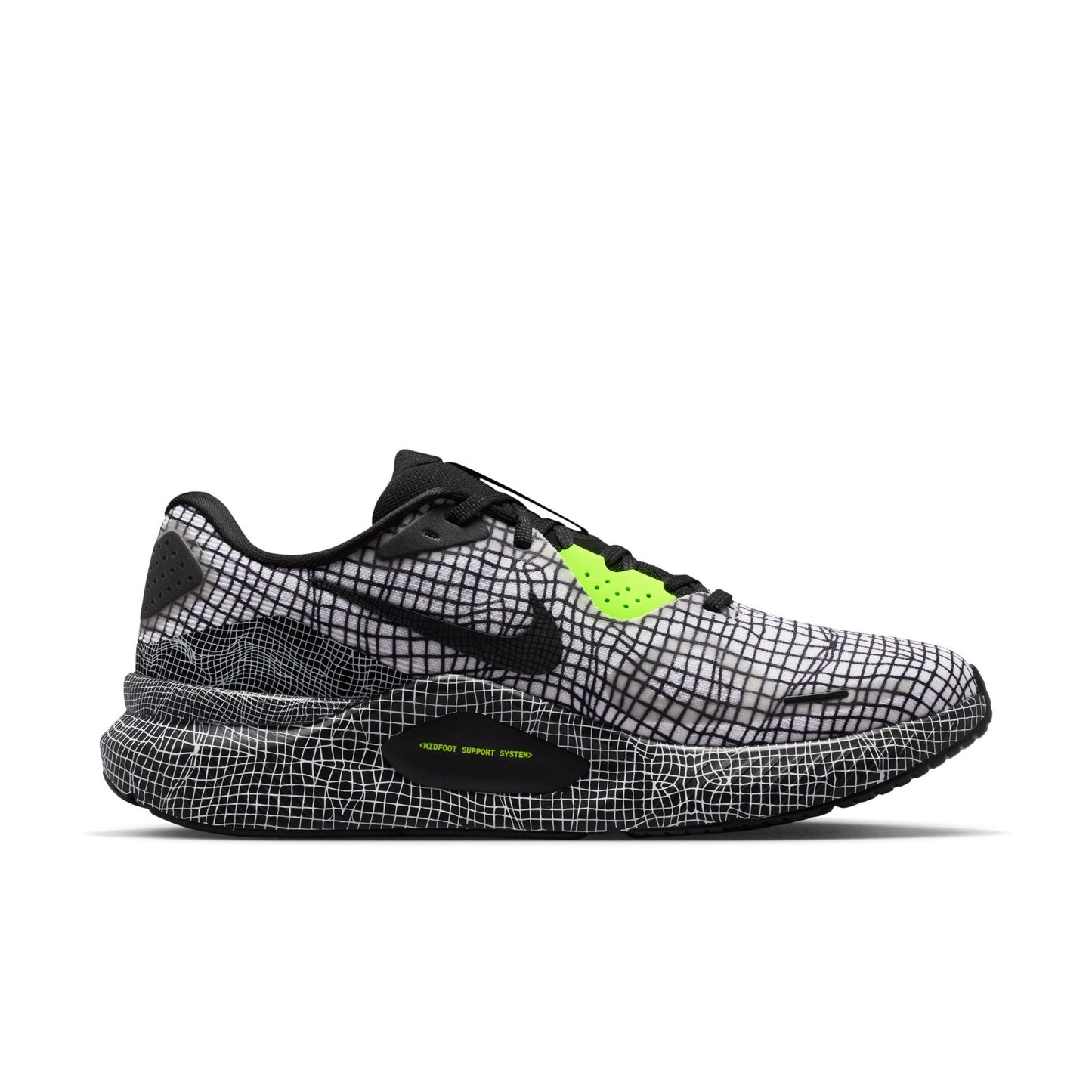 Nike Structure 26 Men's Road Running Shoes Color: White/black-volt-dk Smoke Grey Style: IQ0606-100