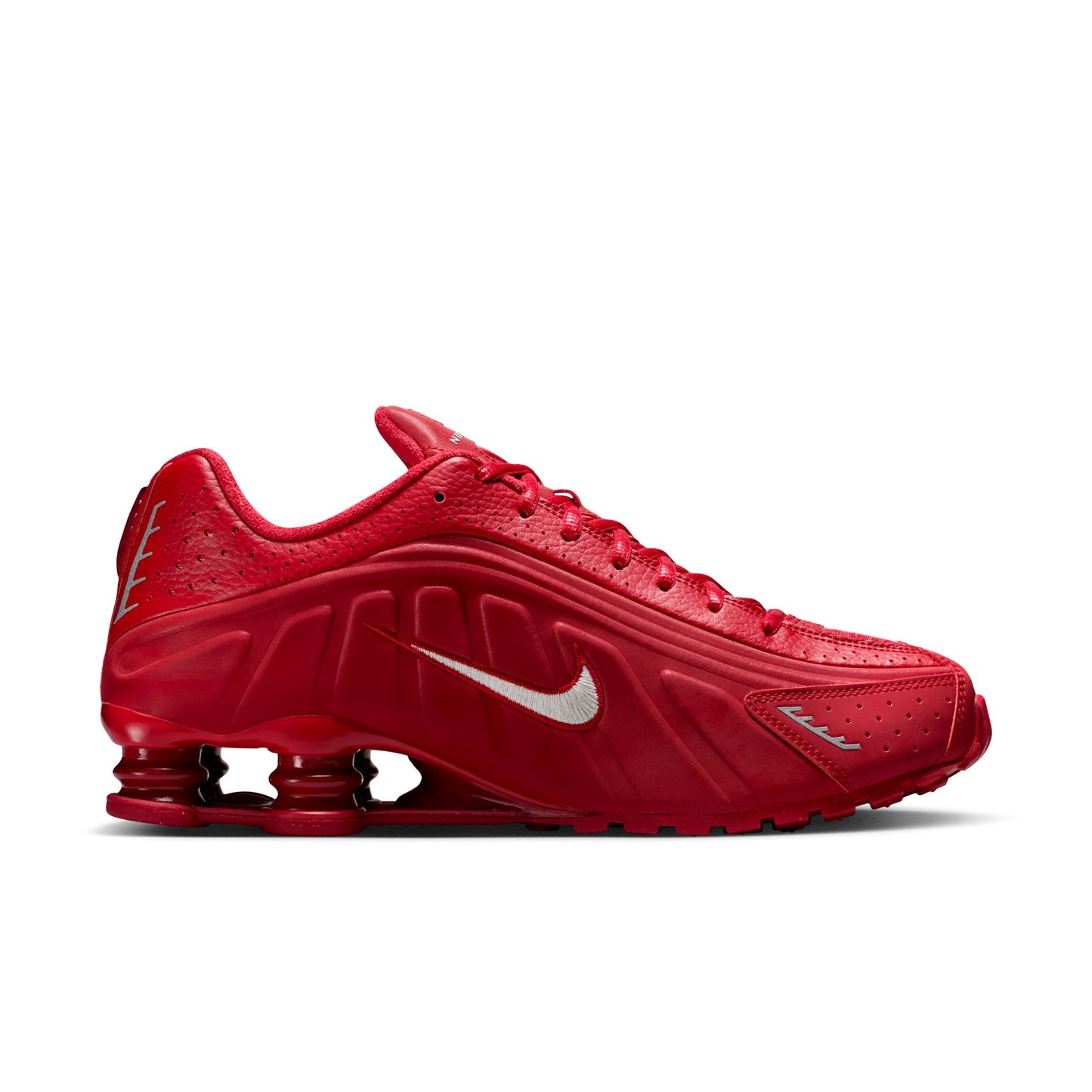 Nike Shox R4 Men's Shoes Color: Gym Red/metallic Silver Style: IQ0608-687