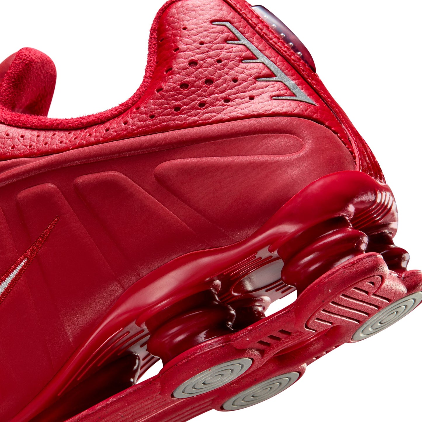 Nike Shox R4 Men's Shoes Color: Gym Red/metallic Silver Style: IQ0608-687