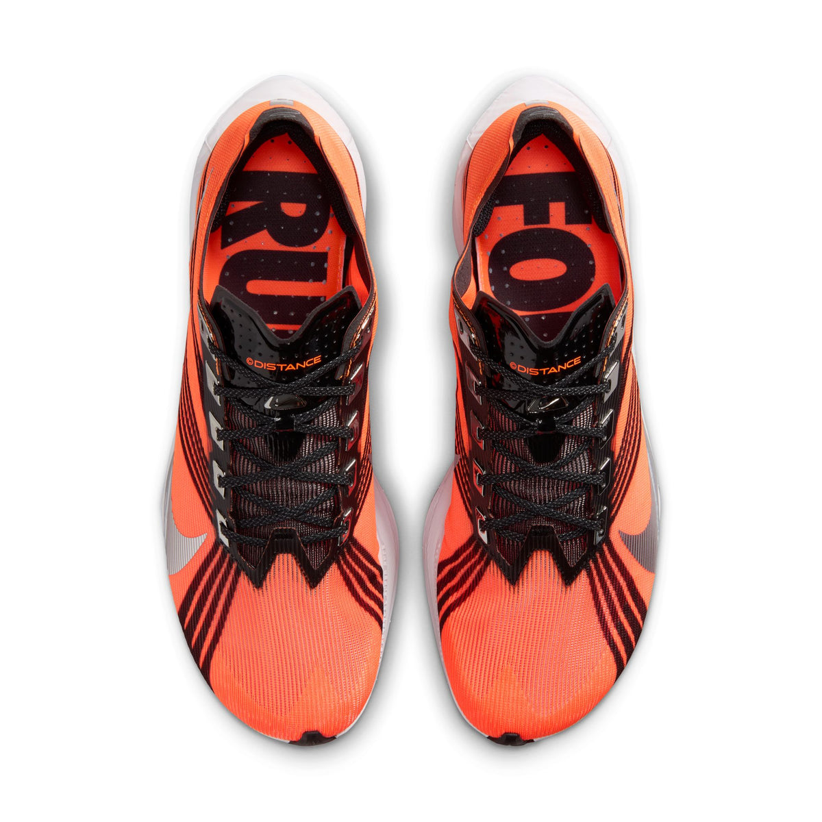 Nike Vaporfly 4 x DISTANCE Men's Road-Racing Shoes, TOTAL ORANGE/METALLIC SILVER-BLACK-WHITE, photo 25 of 26