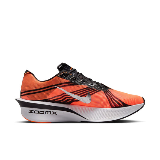 Nike Vaporfly 4 x DISTANCE Men's Road-Racing Shoes Color: TOTAL ORANGE/METALLIC SILVER-BLACK-WHITE Style: IQ7316-800