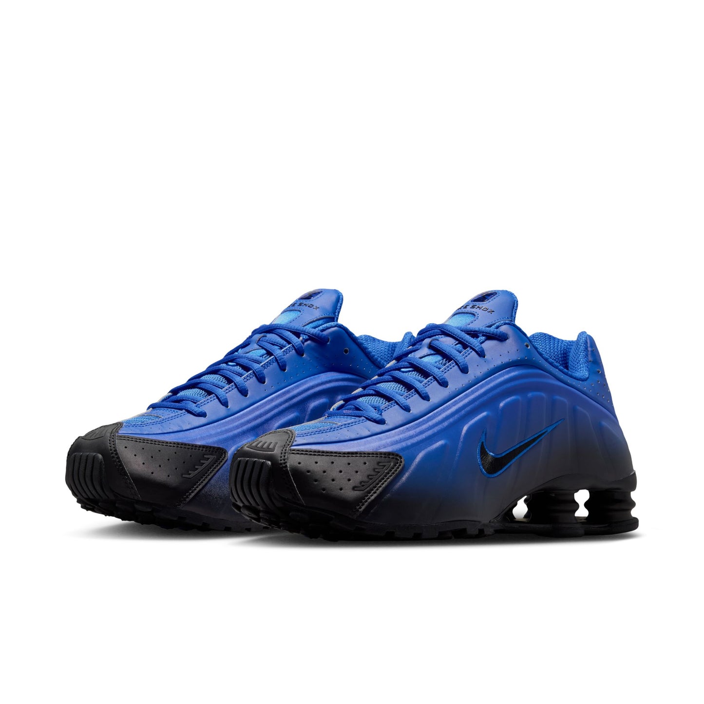 Nike Shox R4 SE Fade Mens Shoes Color: Racer Blue/Black/Black Style: IQ7632-400