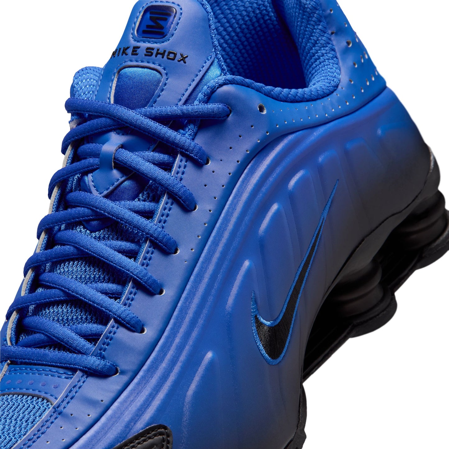 Nike Shox R4 SE Fade Mens Shoes Color: Racer Blue/Black/Black Style: IQ7632-400