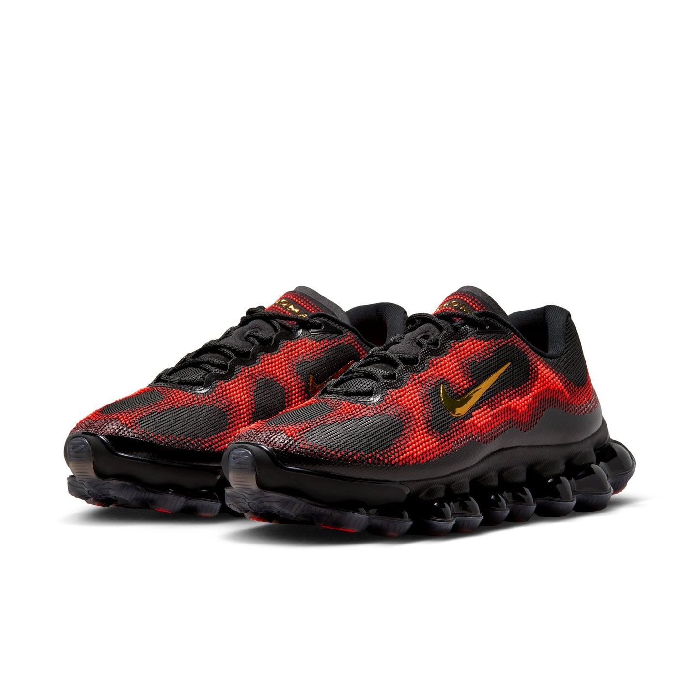 Nike Air Liquid Max Color: BLACK/METALLIC GOLD-TEAM RED-FIRE RED Style: IQ7634-002