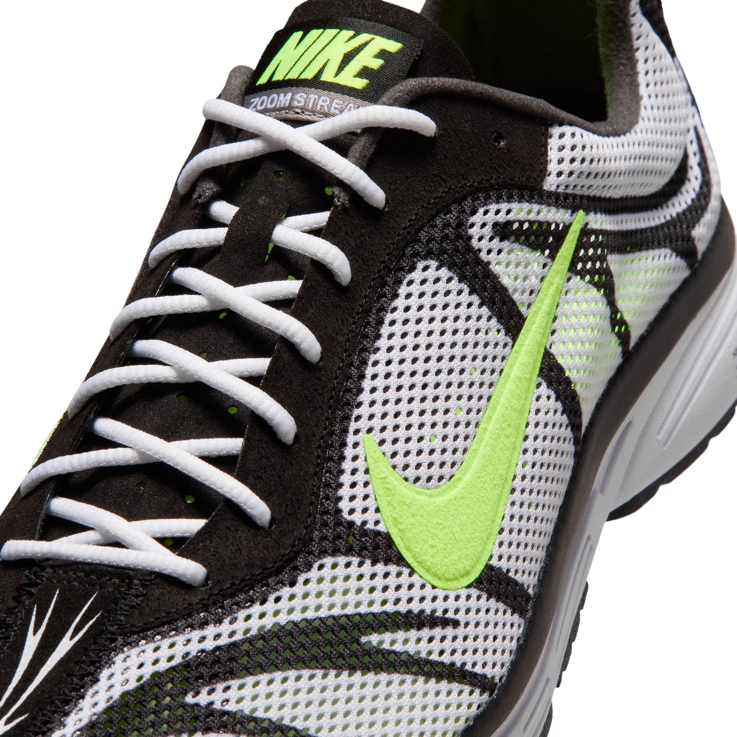 Nike Zoom Streak 3 Men's Shoes Color: WHITE/VOLT-FLAT PEWTER-BLACK Style: IQ8012-100