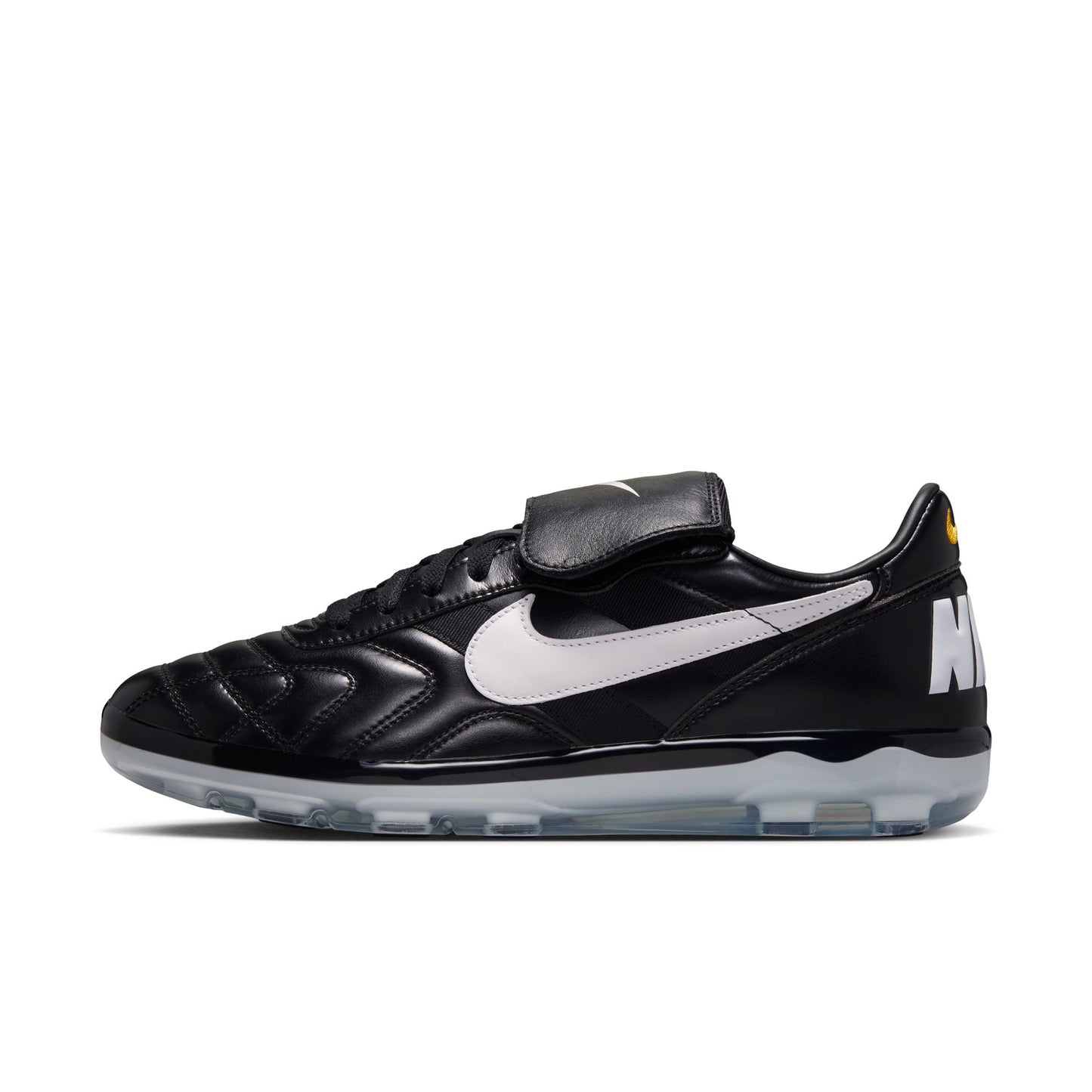 Nike Cryoshot Tiempo '94 OG Color: BLACK/WHITE-UNIVERSITY GOLD-PALE IVORY Style: IQ8158-001