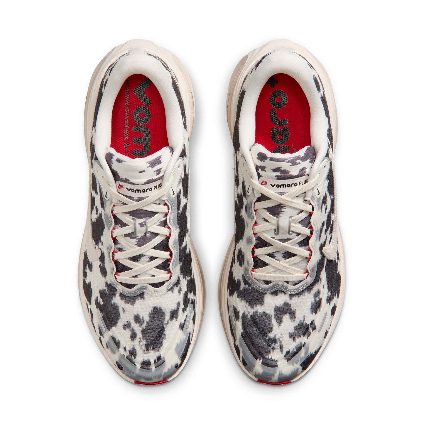 Nike Vomero Plus Color: SAIL/SAIL-UNIVERSITY RED-LT OREWOOD BRN Style: IR0032-100
