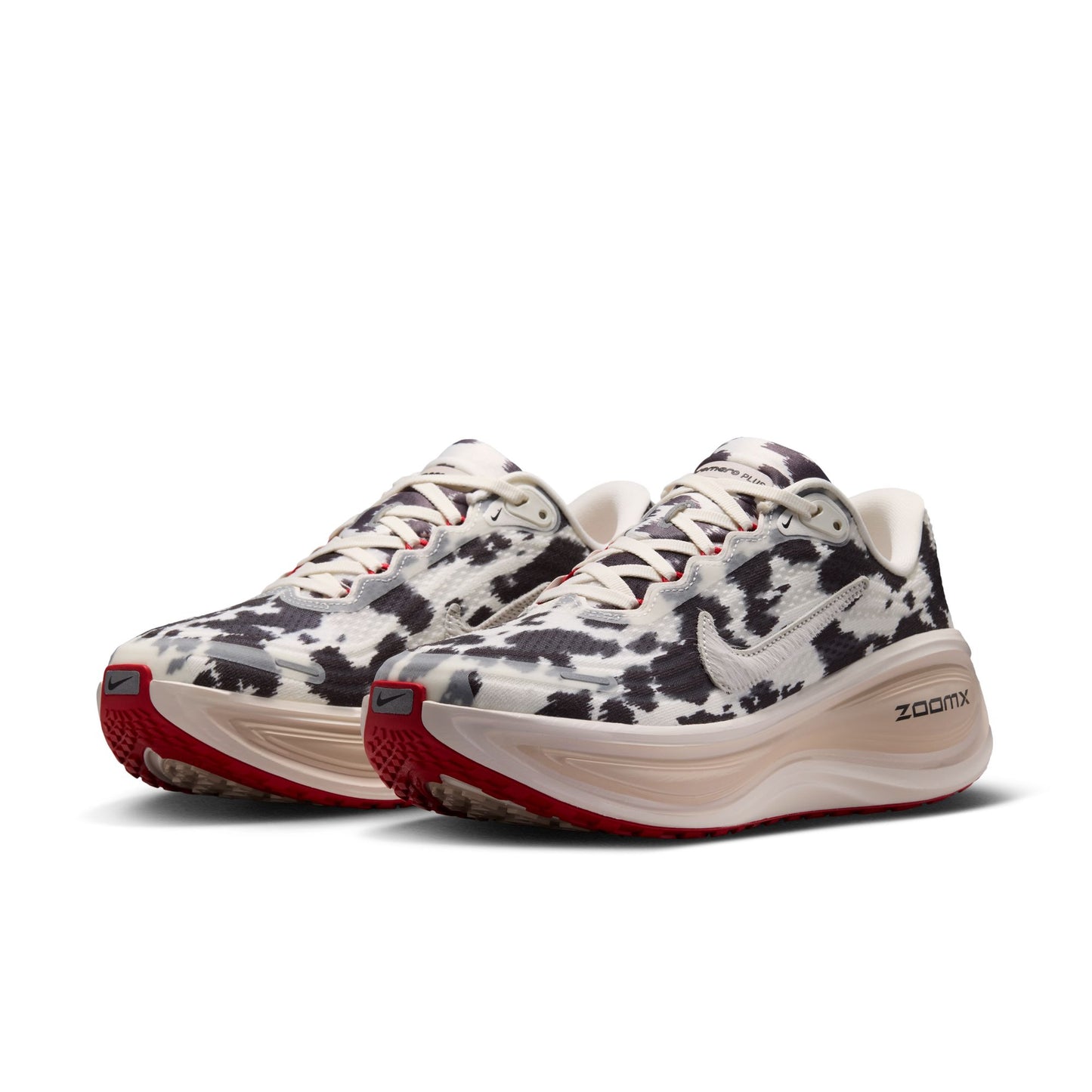 Nike Vomero Plus Color: SAIL/SAIL-UNIVERSITY RED-LT OREWOOD BRN Style: IR0035-100