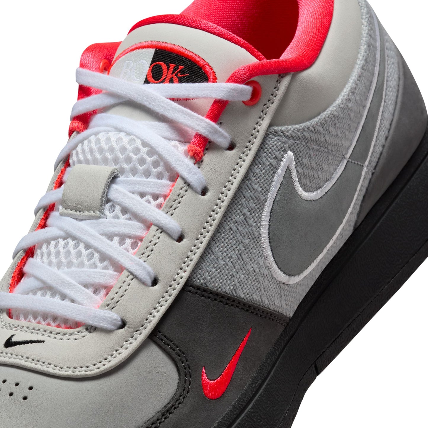 Nike Book 1 "Solar Red" Wolf Grey/cool Grey-photon Dust IR0838-001