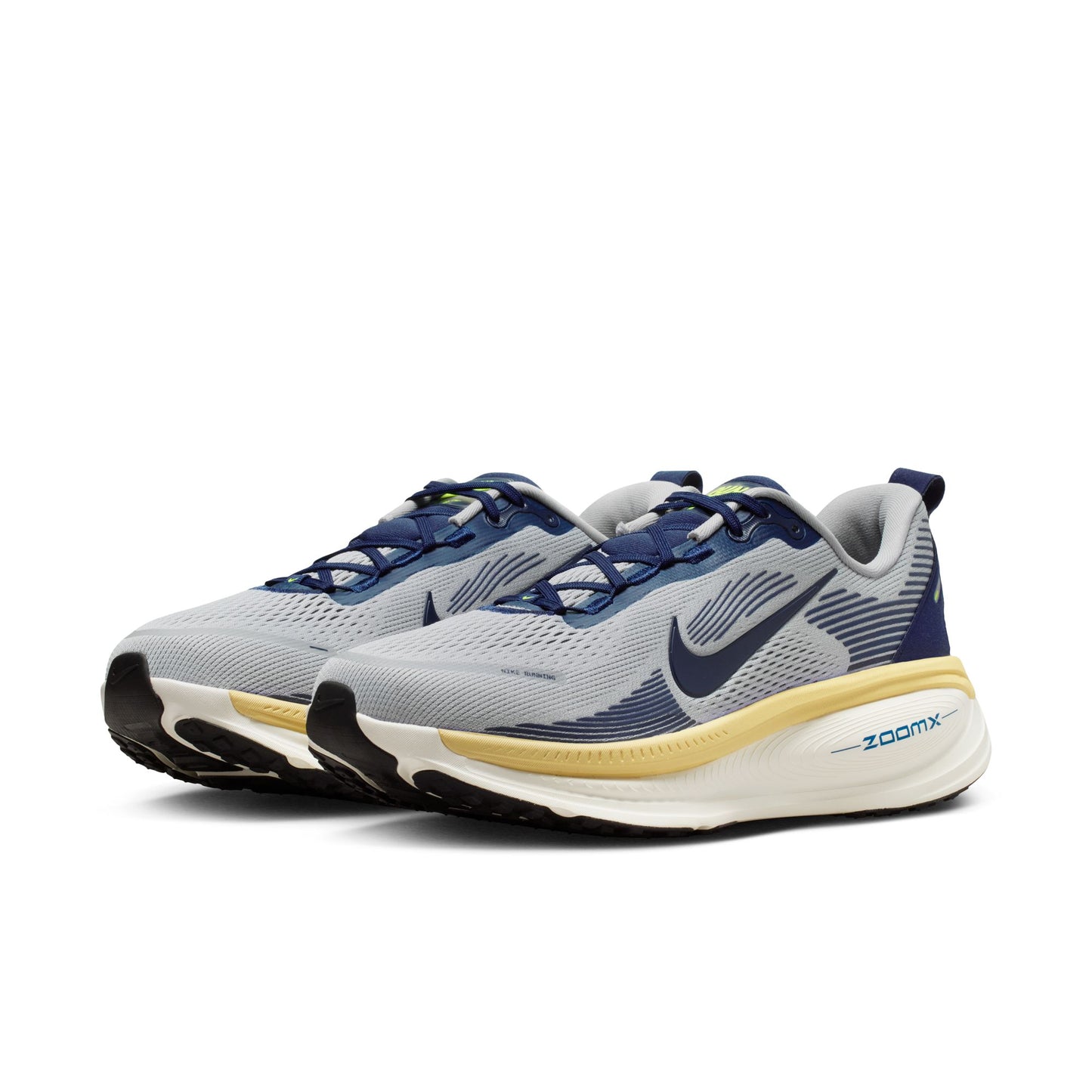 Nike Vomero 18 Color: WOLF GREY/MIDNIGHT NAVY-PEWTER-SAIL Style: IR1812-012
