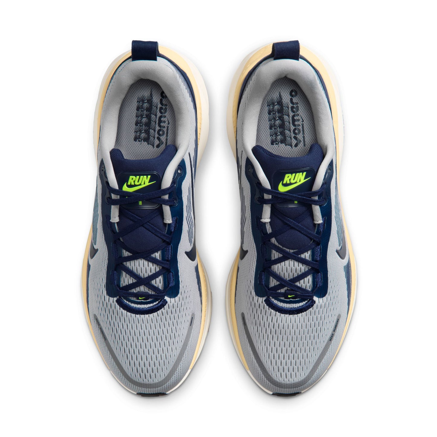 Nike Vomero 18 Color: WOLF GREY/MIDNIGHT NAVY-PEWTER-SAIL Style: IR1812-012