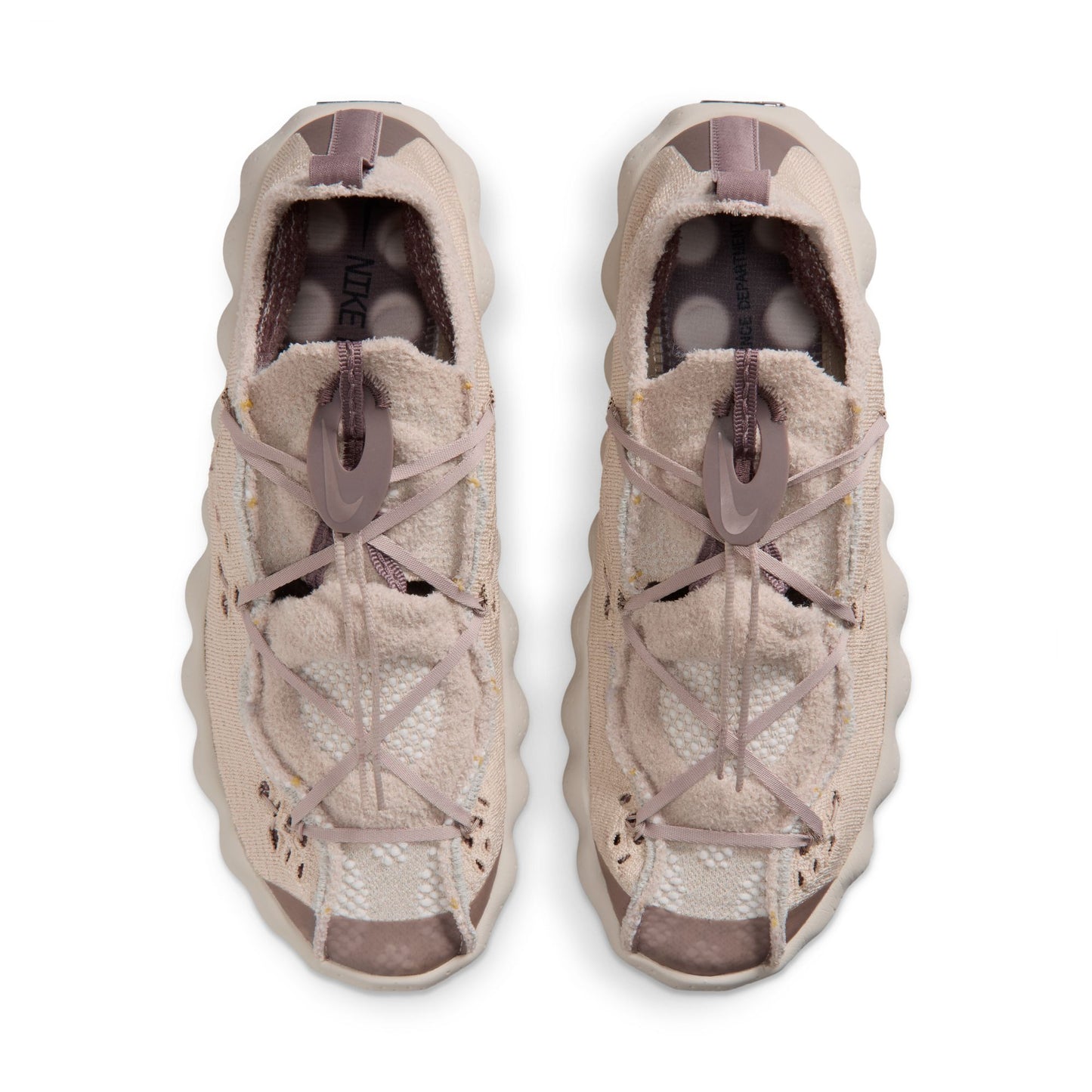 Nike Mind 002 Flyknit Men's Shoes Color: SANDDRIFT/FOSSIL ROSE-PLUM ECLIPSE Style: IR2176-101