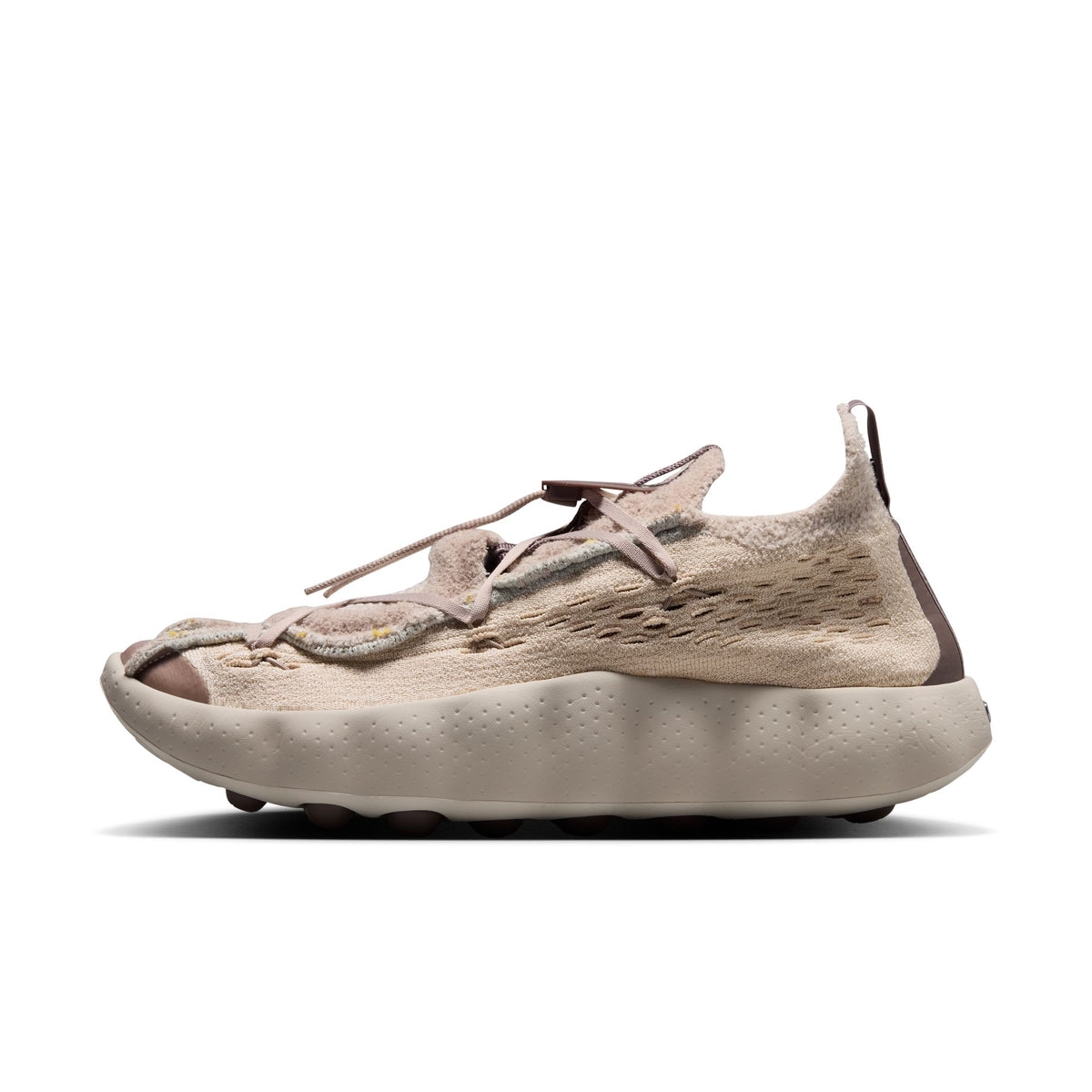 Nike Mind 002 Flyknit Men's Shoes Color: SANDDRIFT/FOSSIL ROSE-PLUM ECLIPSE Style: IR2176-101