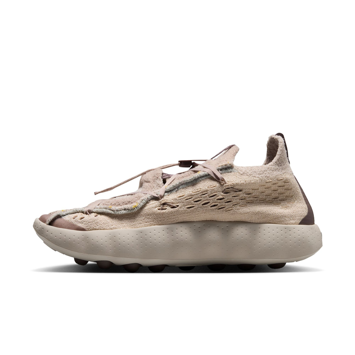 Nike Mind 002 Flyknit Men's Shoes Color: SANDDRIFT/FOSSIL ROSE-PLUM ECLIPSE Style: IR2176-101