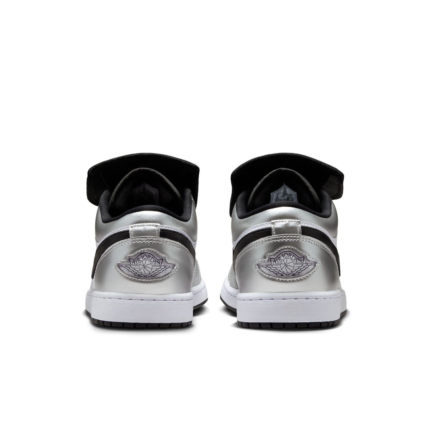 Air Jordan 1 Low SE Color: WHITE/BLACK-WHITE-METALLIC SILVER Style: IR2278-100