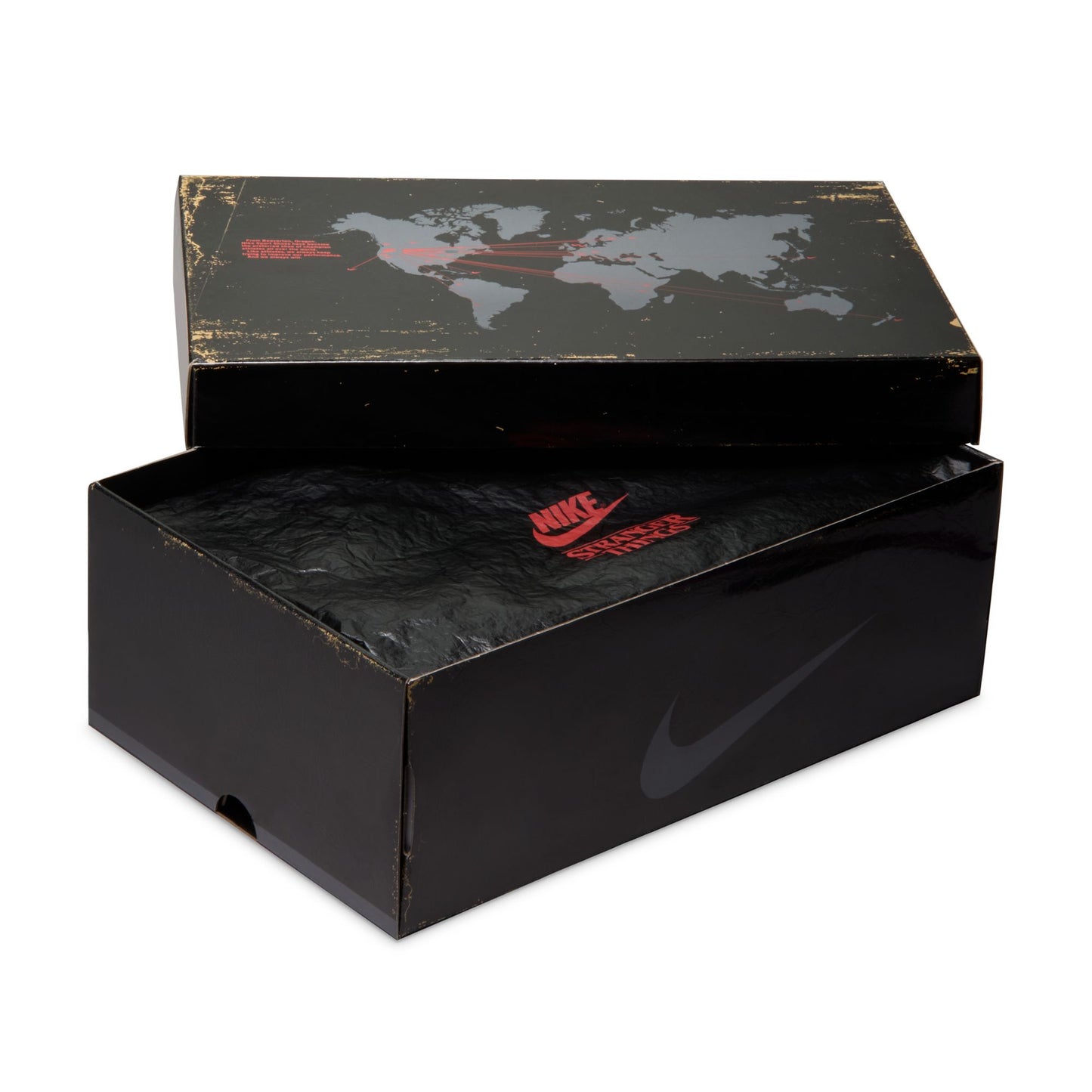 Nike Air Foamposite One x Stranger Things Men's Shoes Color: Black/bright Crimson-off Noir Style: IR7336-001