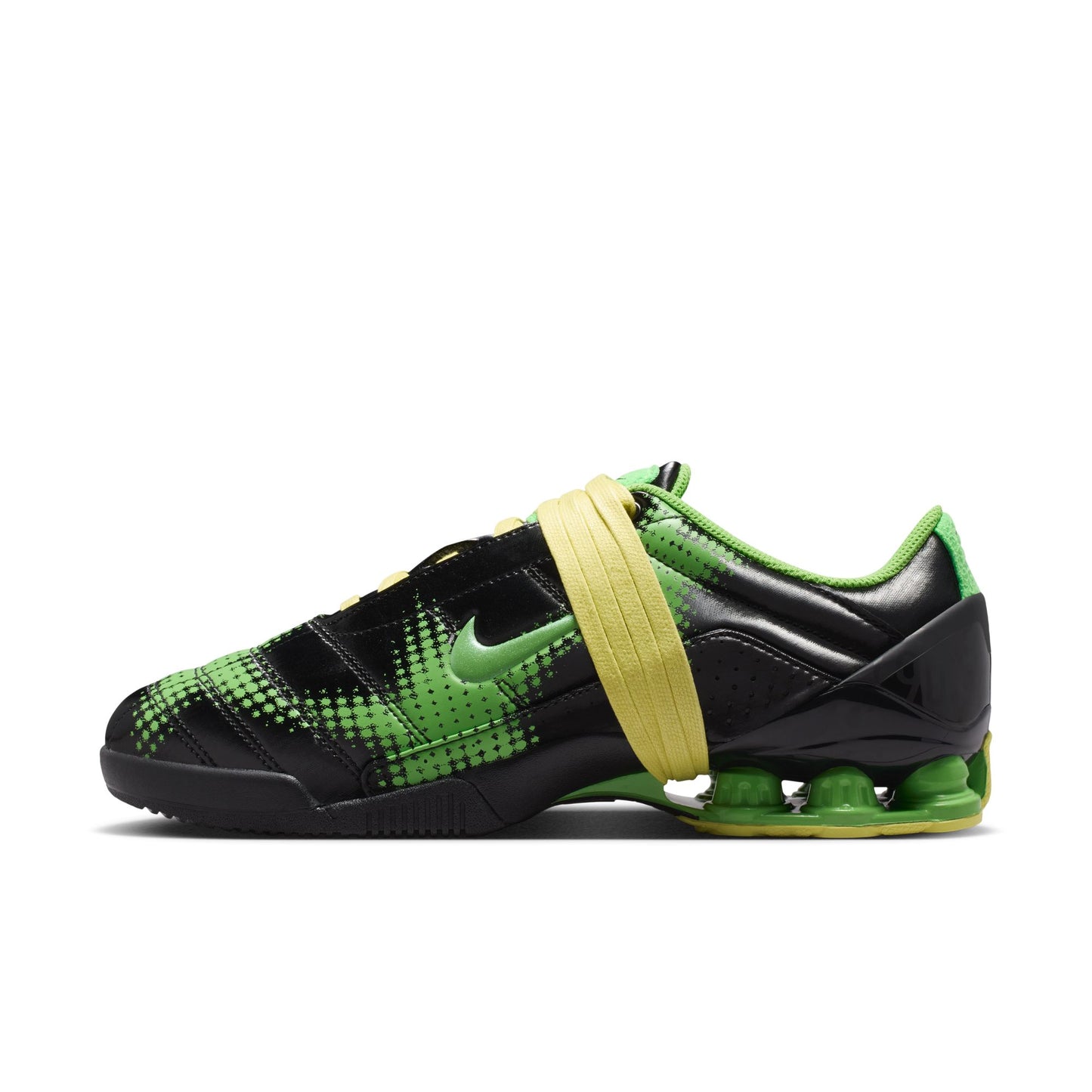 Nike Total90 Shox Magia Women's Shoes Color: Black/Yellow Diamond/Black/Spinach Green Style: IR8176-002