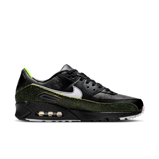 Nike Air Max 90 "Tiempo" Color: BLACK/WHITE-BLACK-VOLTAGE GREEN Style: IU0523-010