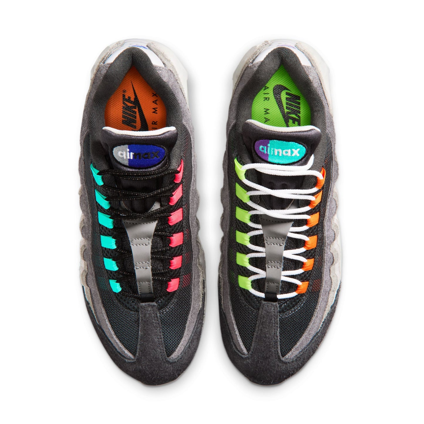 Nike Air Max 95 Big Bubble Premium Men's Shoes Color: Hyper Turq/volt-solar Red Style: IU2636-300