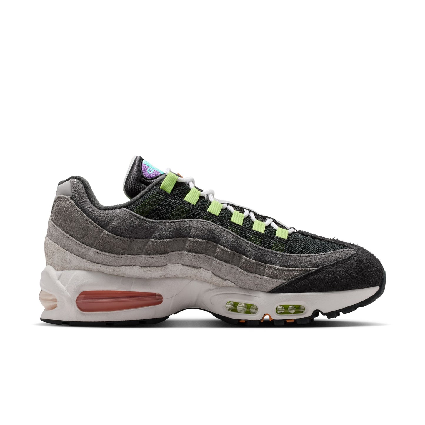 Nike Air Max 95 Big Bubble Premium Men's Shoes Color: Hyper Turq/volt-solar Red Style: IU2636-300