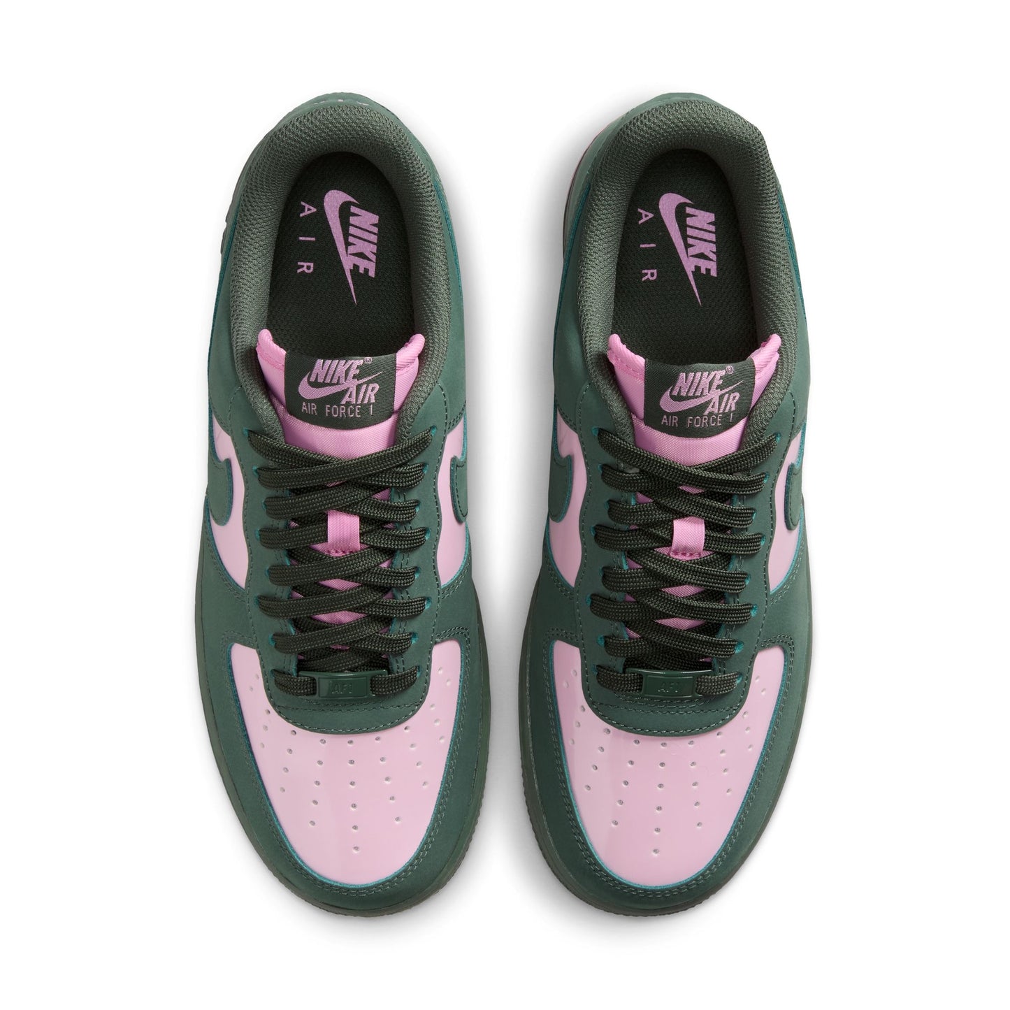 Nike Air Force 1 '07 SE Mens Shoes Color: Camo Green/Camo Green/Pink Rise Style: IV5103-300